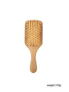 1 把竹制气垫梳，带手柄，天然竹制气垫梳，男女通用，便携式梳子，按摩头皮，促进头发生长，适用于细软/卷曲/干性发质，小巧便携，适合旅行/返校，美发梳，美发工具，美发配件 > 美发造型工具，护发，女孩礼物，万圣节礼物，圣诞节礼物 - 杏色 - 查看 9