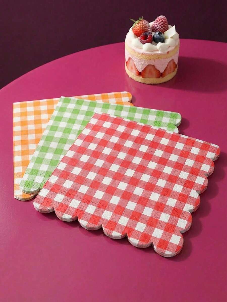 Joivida 1PC Disposable Birthday Party Square Tissue Shaped Napkin
