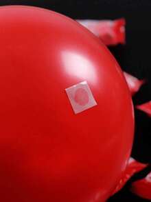 1000个气球胶点，双面胶气球贴纸，适用于婚礼装饰和道具，透明双面胶，易撕，不留残胶，每张1000个胶点 - 白色 - 查看 5