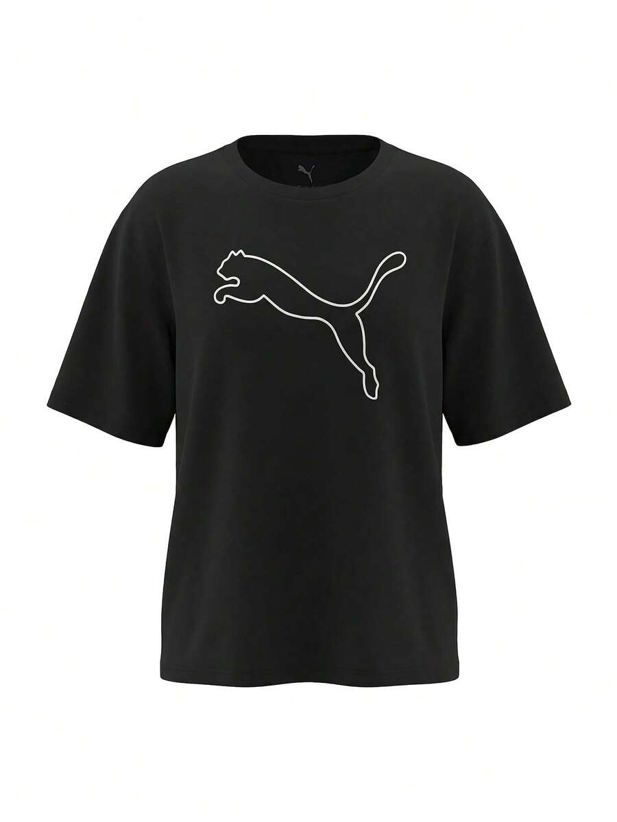Puma Relaxed Women T-Shirt Black - Black - View 1