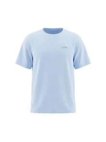 Puma Essentials 2 Color Small No. 1 Logo Relaxed Girls T-Shirt Blue - Blue - View 1