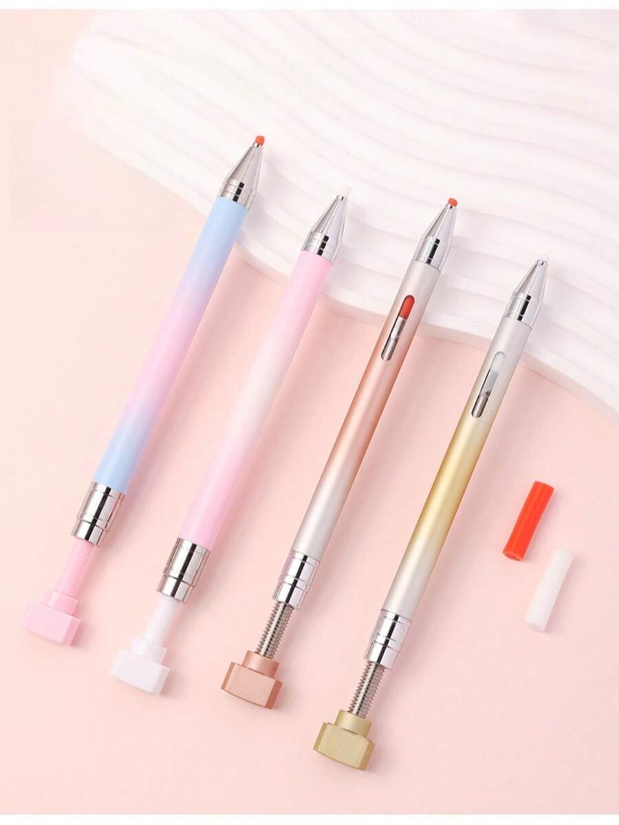 1PC Rotating Diamond Painting Pen Tool Nail Art Diamond Painting DIY Craft Projects All Season Nail Art Supplies Diamond Painting Accessories DIY Craft Tools - Multicolor - View 1