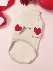 PETSIN Valentine's Day Pet Love Patch Warm Clothing Suitable For Cats And Small Dogs