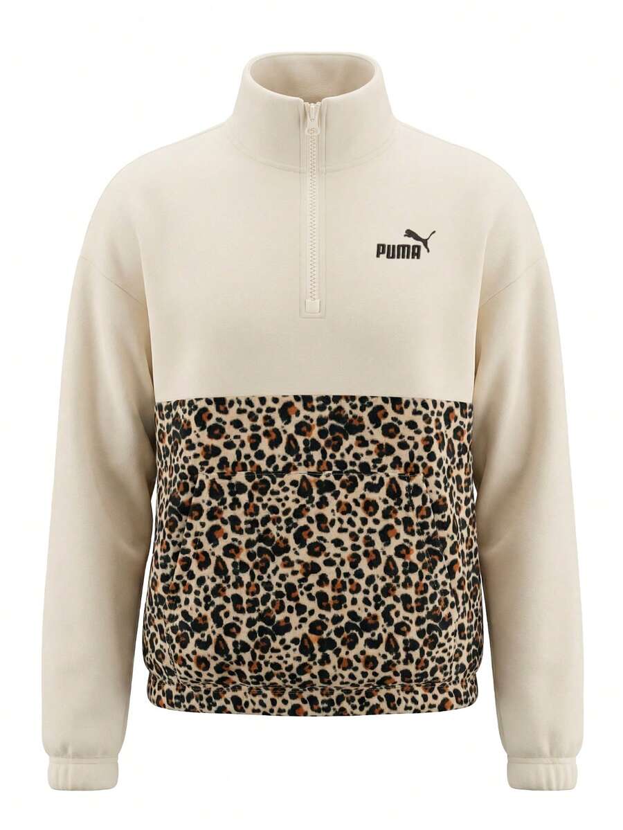 Essentials Relaxed Women Sweatshirt Beige - Beige - View 1
