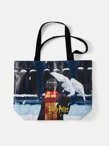 HARRY POTTER X SHEIN 女士手提包 - 黑色 - 查看 6