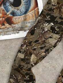 2pcs/Set Tween Boy Crew Neck T-Shirt And Flare Pants, Casual Summer Outfit With Classic Cool Street Graphic Print, Y2K Style - Multicolor - View 5