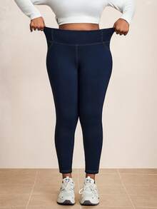 Truni Quần len nữ cỡ lớn - Màu xanh hải quân - Xem 6