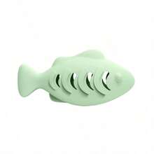 1pc/Beloved Little Pet Cat, Dog Toy Silicone Fish Cub, Self Fun Teasing Cat Stick, Fish Bite Fun Cat Utensils, Pet Toys, Pet Supplies - Multicolor - View 14