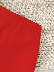 两件套幼儿男童休闲创意格子短袖T恤和短裤，印有数字23和字母，适合春、夏、秋季穿着，舒适百搭。 - 彩色 - 查看 8