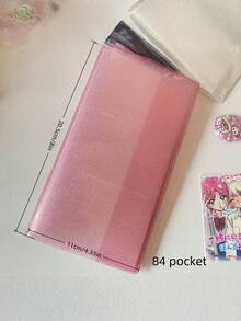 闪亮果冻照片展示相册，多口袋设计，可收纳和展示Kpop卡片、拍立得照片、透明收藏卡套 - Color - 查看 17