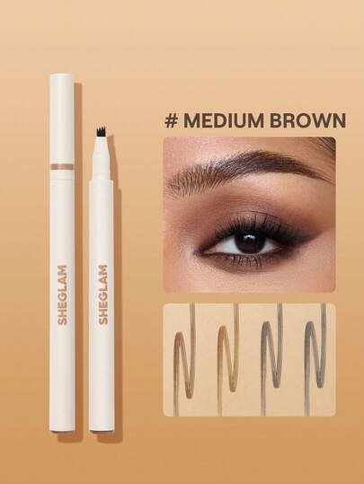 Crayon à Sourcils Liquide Feather Better-Brun Moyen-Stylo à Sourcils Longue Tenue-Anti-Taches-RéSistant à L'Eau-Sourcils Naturels Plus Fournis-Maquillage Des Sourcils--Cadeaux De NoëL Et D'Hiver-Sourcils Marque Beauté Visage Maquillage CosméTique Pour Femmes Filles Parfait Pour Hiver IdéAl Pour Y2K ÉLéGant Mode Adapté Pour Anniversaire Cadeau FêTe PrêT Meilleure Couleur