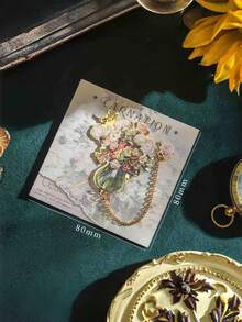 Cirelle Vintage Bookmark Floral Language Minimalist Aesthetic Literary Style Page Clip Gift For Students Teachers Readers - Multicolor - View 12