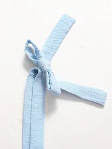 Girlism Tween Girls' Summer Casual Chest Ruched Cami A-Line Dress - Dusty Blue - View 5