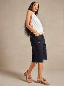 SHUZIA #WideFitChic Women's Block Heel Square Toe Suede Tan Tassel Charm Sandals–Stable Heel & Easy Summer Styling - Mocha Brown - View 7