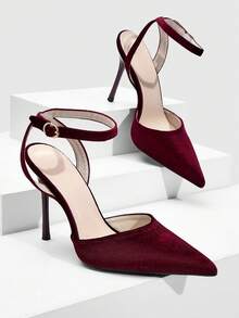 South Korean velvet burgundy