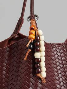 Ontre Women's Large Capacity Tote Bag For Daily Commute - Coffee - View 5