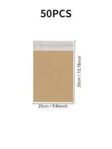 10/20/25/30/50/100-Pack Courier Bags Envelope Mailing Bags Self Adhesive Seal Plastic Pouch - Poly Mailing Express Envelope Packaging For Shipping - Brown - View 34