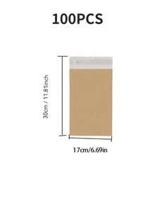 10/20/25/30/50/100-Pack Courier Bags Envelope Mailing Bags Self Adhesive Seal Plastic Pouch - Poly Mailing Express Envelope Packaging For Shipping - Brown - View 26