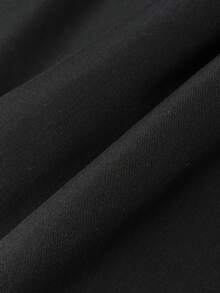 Elamini 女士时尚格子印花荷叶边拼接连衣裙 - 墨綠色 - 查看 6