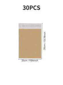 10/20/25/30/50/100-Pack Courier Bags Envelope Mailing Bags Self Adhesive Seal Plastic Pouch - Poly Mailing Express Envelope Packaging For Shipping - Brown - View 31