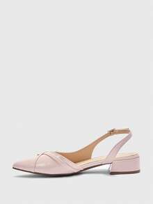 CUCCOO BIZCHIC New Design Pointed Toe Minimalist Commuting Stylish Flats Spring Shoes - Baby Pink - View 10