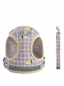 PETSIN Bestseller Plaid Pet Harness & Leash Set For Small/Medium/Large Dogs & Cats - Multicolor - View 8