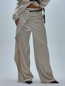 MUSERA 女士西装裤 - 奶油色 - 查看 3
