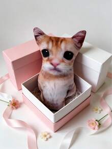 POKOJA LAND - BESTSELLERS 21cm Meme Cat Plush Toys Cat Dolls Plushies Simulation Cat Stuffed Animals Birthday Holiday Gift Kids Boys Collectible Toy Halloween Christmas Gifts Stuffed Toy,Creepy Doll,Funny Plush,Cat Collar Boy,Creepy,Children's Day Gifts - Multicolor - View 6