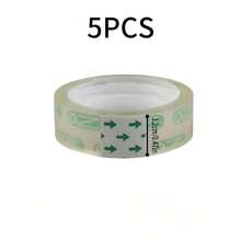 Stationery Tape Transparent Student's Wrong Question Can Stick Words Fine Narrow Tape Sealing High Viscosity Damage Repair Paste Small Transparent Tape Home Office Supplies Sealing - Multicolor - View 7
