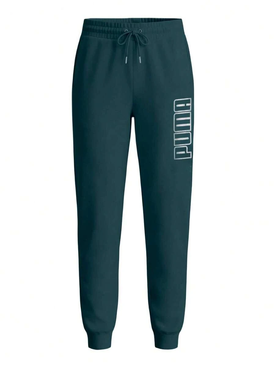 Puma Women's Sports Pants Dark Green - Green Terrain - View 1