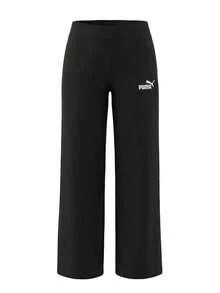 Puma Essentials Small No. 1 Logo Women High-Waist Straight Leggings Black - Puma Black - View 1