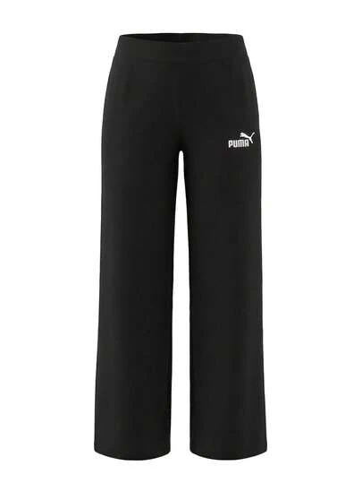 Puma Essentials Small No. 1 Logo Women High-Waist Straight Leggings Black