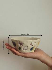 Joivida 1 Stück, japanischer Retro Handarbeit Teller, Frühstücksteller, Salateller, Gemüseteller Dessert Teller, leichte Suppenteller Salatschale, Unterglasur Farbe, Retro Hochwertiger Dessert Teller, Obstschale, Joghurtschale, Geburtstagsgeschenk Teller, Valentinstag Geschenk Teller - Verschiedenfarbig - Übersicht 16