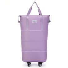 1 chiếc túi hành lý du lịch có bánh xe, túi đóng gói, túi xách tay có khóa kéo và tay cầm, vali gấp gọn, túi đựng đồ chuyển nhà, túi đựng đồ tập thể dục, bền và nhẹ, có 6 màu và 3 kích cỡ. - Nhiều màu - Xem 26
