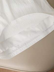 Resyla New Women's Backless Sleeveless Top And Wide Leg Shorts Set - White - View 7