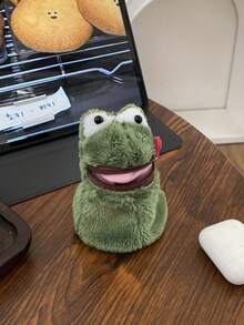 Joivida 1 Porta-moedas de Sapo Fofo de Pelúcia com Chaveiro, Adorável Brinquedo de Pelúcia de Sapo Kawaii com Zíper, Mini Carteira para Meninas e Mulheres, Presente, Acessório de Moda - Verde - Ver 11