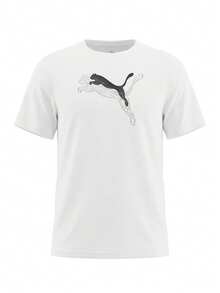 Puma Evostripe Relaxed Graphic Women T-Shirt White - White - View 1
