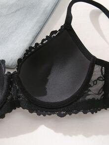 DesireSculpt Women's Romantic Sexy Lace Underwire Push-Up Bra - Multicolor - View 4