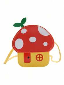Zazumi Neue Mode Cartoon Cottage Pilz Umhängetasche Crossbody Geldbörse Süßes kleines Haus Design Münzbeutel für Frauen Alltag Lässig Ausgehen Kawaii Ästhetisches Accessoire - Verschiedenfarbig - Übersicht 11