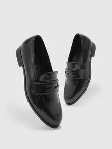 CUCCOO BIZCHIC 女士休闲日常通勤百搭时尚乐福鞋 - 黑色 - 查看 10