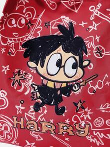 HARRY POTTER X SHEIN 女士手提包 - 紅色 - 查看 3