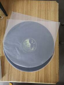 1 Pack Of 50 Vinyl Record Inner Sleeves, Suitable For 5-12 Inch Vinyl Records, Anti-Static Round-Bottomed Vinyl Record Protectors - Ensure Your LP Record Collection Is Properly Protected, Vinyl Record Inner Sleeves, CD Sleeves