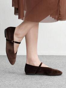 CUCCOO BIZCHIC Giày bệt casual thời trang, thoải mái và đa năng, phù hợp cho đi bộ, du lịch và nghỉ dưỡng. - Màu cà phê đậm - Xem 5