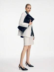 Mnmlis Escarpins à bout pointu élégants et polyvalents pour femmes - Noir - Voir 10