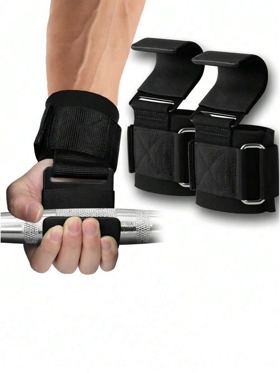 Pull Up Assist Straps Weight Lifting Hooks Home Gym Equipment Wrist Support Heavy Duty Nylon Grip Enhancer Strength Training Resistance Bands - Multicolor - View 1