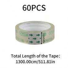 Stationery Tape Transparent Student's Wrong Question Can Stick Words Fine Narrow Tape Sealing High Viscosity Damage Repair Paste Small Transparent Tape Home Office Supplies Sealing - Multicolor - View 27