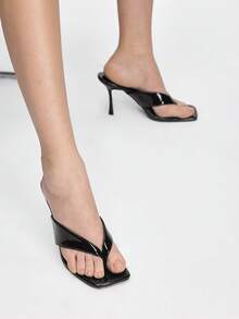 Mnmlis 女士角斗士凉鞋 - 黑色 - 查看 10