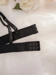 Women's Wireless Bowknot Comfort Bra - Black - View 3