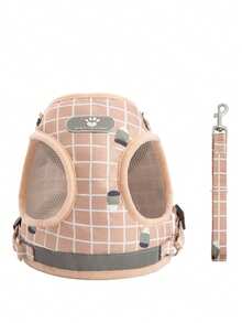 PETSIN Bestseller Plaid Pet Harness & Leash Set For Small/Medium/Large Dogs & Cats - Multicolor - View 16