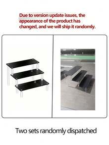 黑色展示架，多功能展示架，可用于摆放化妆品/香水瓶/手工制品/眼镜等，适用于客厅/卧室展示。返校季必备 - 彩色 - 查看 11